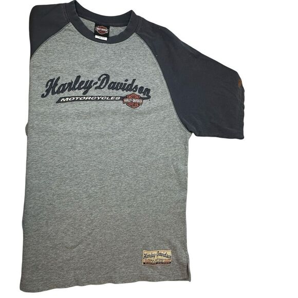 HARLEY-DAVIDSON Motorcycles Grey Faribault MN Tshirt Men’s Size Large - Picture 11 of 14